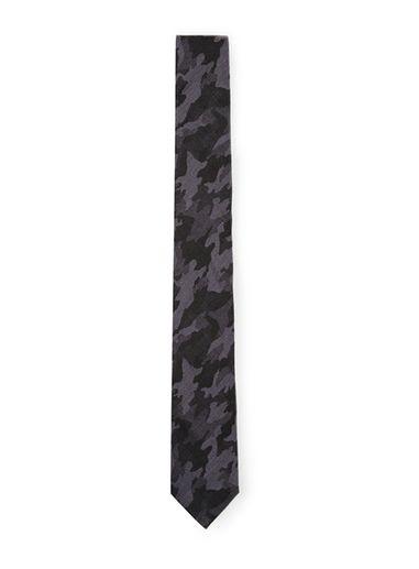 Topman Mens Blue Navy Camo Tie