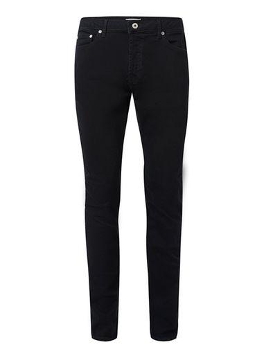 Topman Mens Blue Navy Overdyed Stretch Slim Jeans