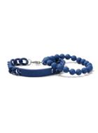 Topman Mens Blue Rubber Bracelets*