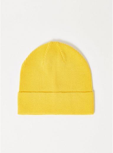 Topman Mens Yellow Skater Beanie