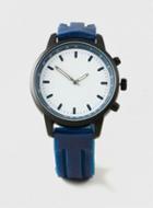 Topman Mens Blue Simple Rubber Watch*