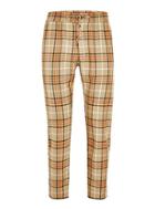 Topman Mens Stone Check Side Taping Joggers