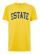 Topman Mens Yellow 'estate' T-shirt