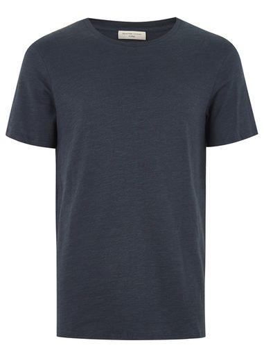 Topman Mens Selected Homme Blue 'daryl' T-shirt