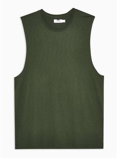 Topman Mens Khaki Classic Tank