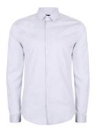 Topman Mens Grey Stretch Skinny Fit Dress Shirt