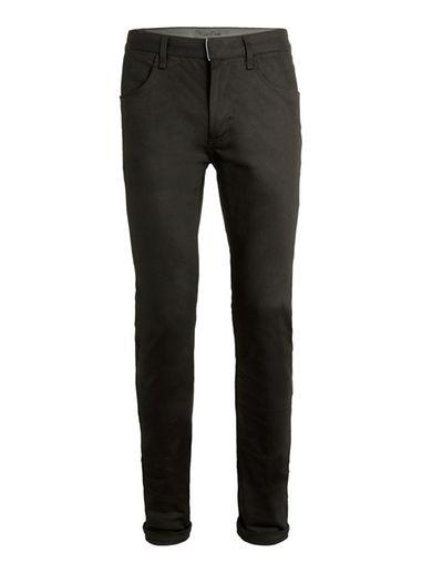 Topman Mens Black Twill Stretch Skinny Chinos