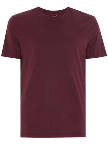 Topman Mens Red Dark Burgundy Slim T-shirt
