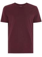 Topman Mens Red Dark Burgundy Slim T-shirt