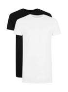 Topman Mens Multi Black And White Muscle Fit T-shirt 2 Pack