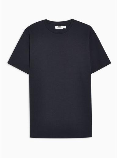 Topman Mens Navy Ottoman T-shirt