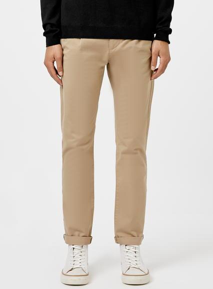 Topman Mens Beige Premium Stone Skinny Chinos