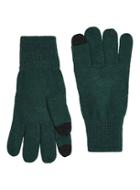 Topman Mens Alpine Green Touchscreen Gloves