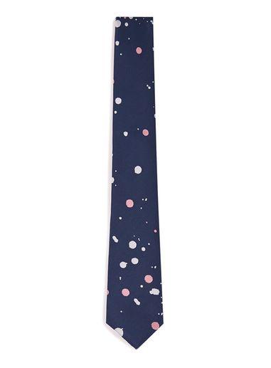 Topman Mens Multi Paint Splatter Tie