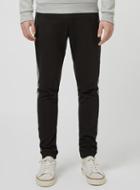 Topman Mens Black And Grey Side Stripe Skinny Joggers