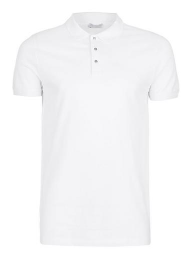 Topman Mens Selected Homme White Polo