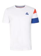 Topman Mens Le Coq Sportif White Panelled Sleeve T-shirt*