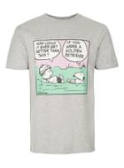 Topman Mens Grey Snoopy Peanuts T-shirt