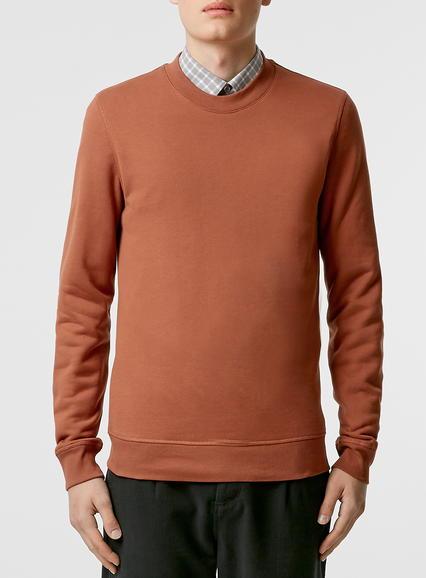 Topman Mens Grey Peter Werth Gray Sweater