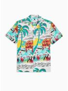 Topman Mens Multi Hawaiian Huts Revere Shirt