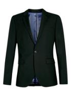 Topman Mens Black Twill Skinny Fit Suit Jacket