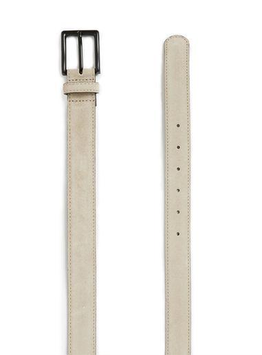 Topman Mens Brown Premium Stone Suede Belt