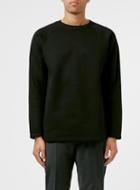 Topman Mens Premium Black Sweatshirt