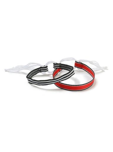 Topman Mens Red Striped Bracelet Pack*
