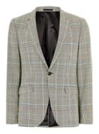 Topman Mens Black And White Houndstooth Jacket