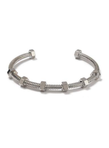 Topman Mens Silver Bolt Bracelet*