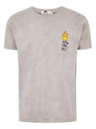 Topman Mens Grey Gray Doodle T-shirt