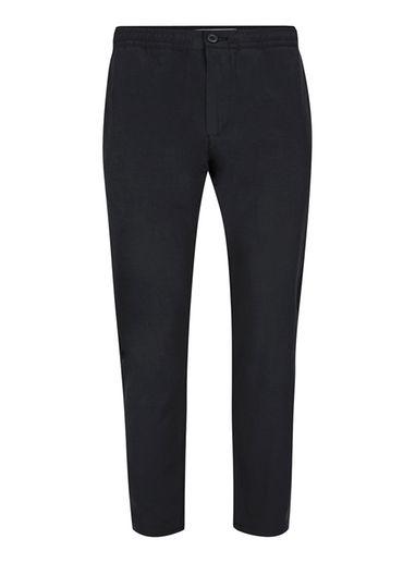 Topman Mens Navy Woven Elasticated Waist Skinny Fit Pants