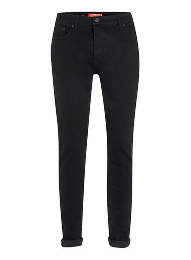 Topman Mens Premium Raw Black Selvedge Stretch Skinny Jeans