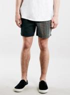 Topman Mens Multi Printed Cut And Sew Shorts