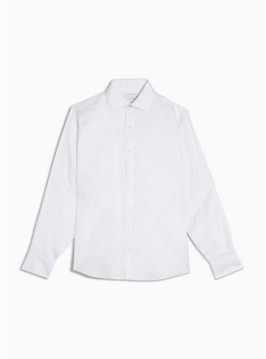 Topman Mens Premium White Classic Shirt
