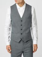 Topman Mens Green Gray And Teal Puppytooth Suit Vest