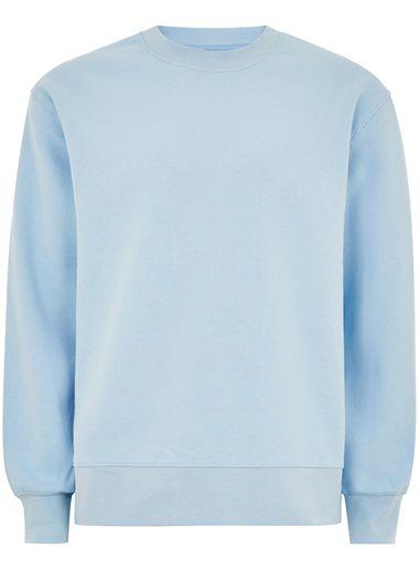 Topman Mens Light Blue Sweatshirt