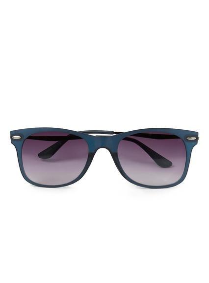 Topman Mens Blue Navy Thin 50's Classic Sunglasses