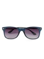 Topman Mens Blue Navy Thin 50's Classic Sunglasses
