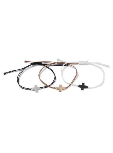Topman Mens Multi Cross Bracelet*