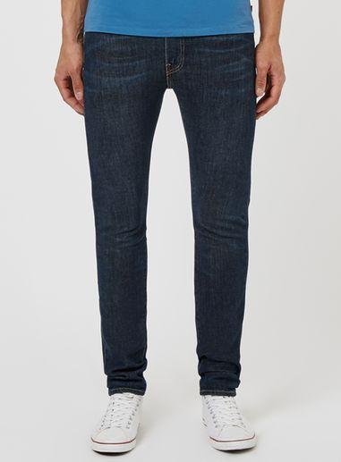 Topman Mens Levi's 519 Dark Blue Jeans*