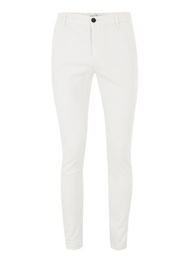 Topman Mens White Spray On Chinos