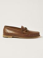 Topman Mens Brown Tan Leather 'averly' Snaffle Loafers