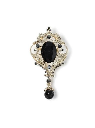Topman Mens Gold Ornate Brooch*