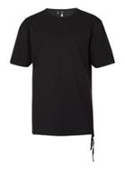 Topman Mens Aaa Black Lace Up T-shirt