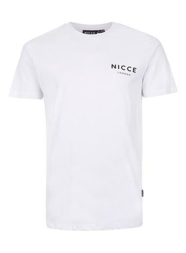 Topman Mens Nicce's White Logo T-shirt