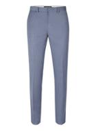 Topman Mens Mid Blue Lightweight Skinny Fit Suit Pants