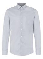 Topman Mens Black And White Geo Print Dress Shirt
