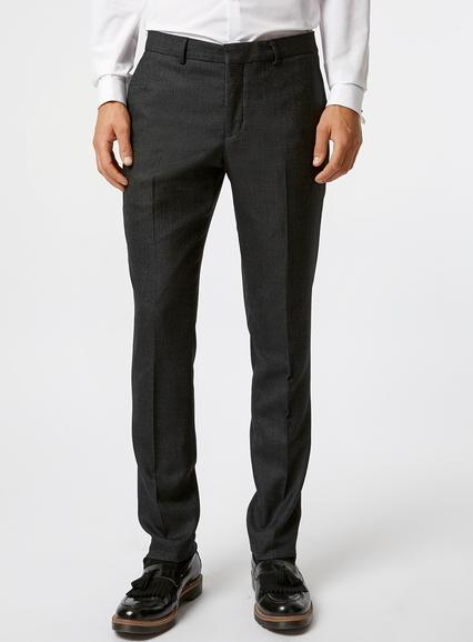 Topman Mens Selected Homme Black Pants