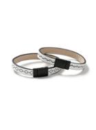 Topman Mens Multi White Embossed Bracelet*